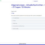 Einstellungstest Allgemeinwissen üben