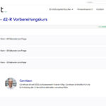 Einstellungstest Konzentration d2-R üben