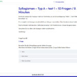 Einstellungstest Syllogismen üben