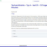 Einstellungstest Textverständnis üben