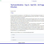 Einstellungstest Textverständnis üben