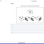 Einstellungstest Würfel üben